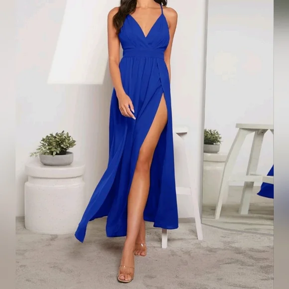 split leg bridesmaid dress Bridesmaids Dress main image 1
